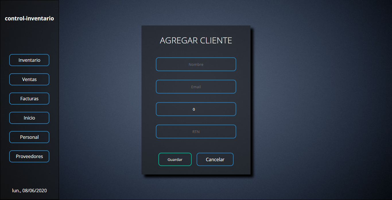 add client form.